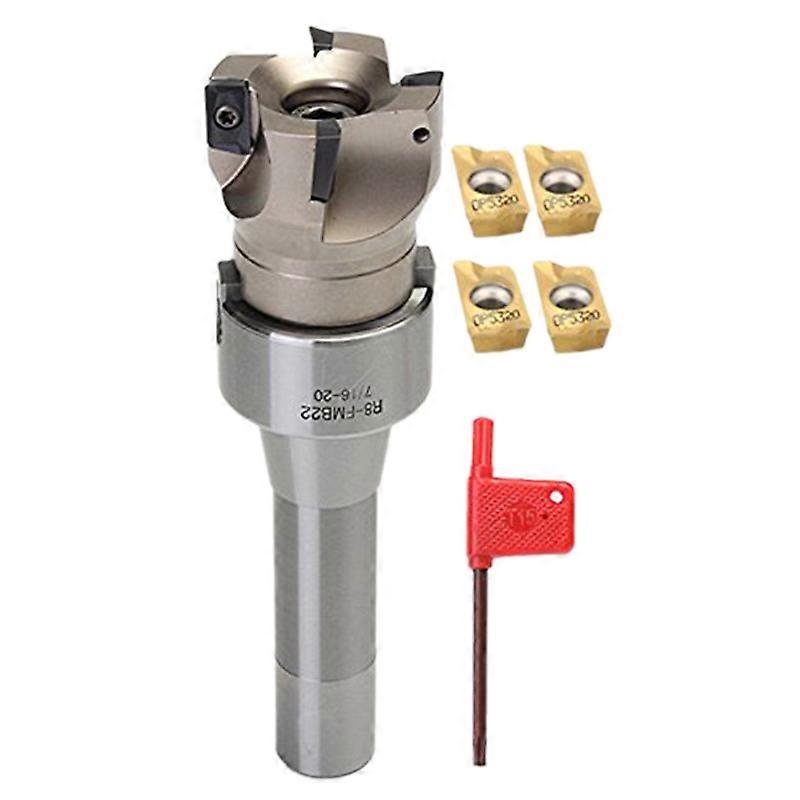 R8 Fmb22 Arbor 400R 50Mm homlokszármaró héjmaró +4X Apmt1604 Keményfém lapkák