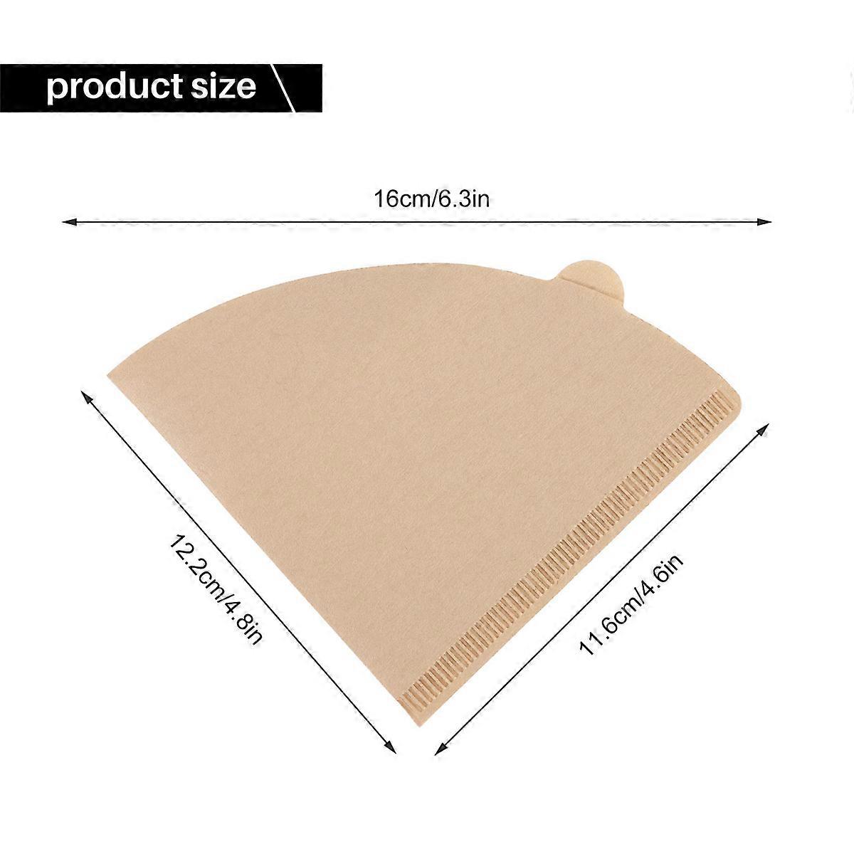 200PCS Coffee Filters Papers, 1-4 Cup,for ,Coffee Dripper Cones