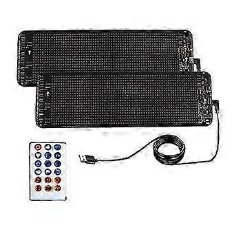 2PCS Windshield Devil'S Eyes Bliking Flashing LED Eyes on the Windshield Truck Window LED Screen