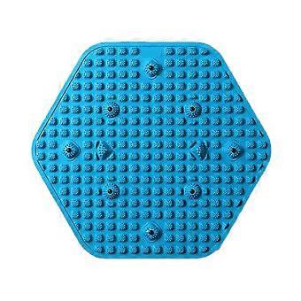 Foot Reflexology Walking Toe Plate 22x22inch Antislip Outsides Designs for Relax Foot Pressure and Leg Pains, Watertight  Pink