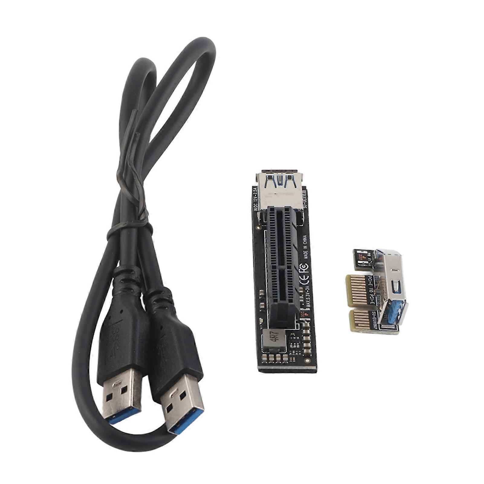 Bundkort forlængerkabel PCI-E X1 interface PCI-E4X Overfør computertilbehør