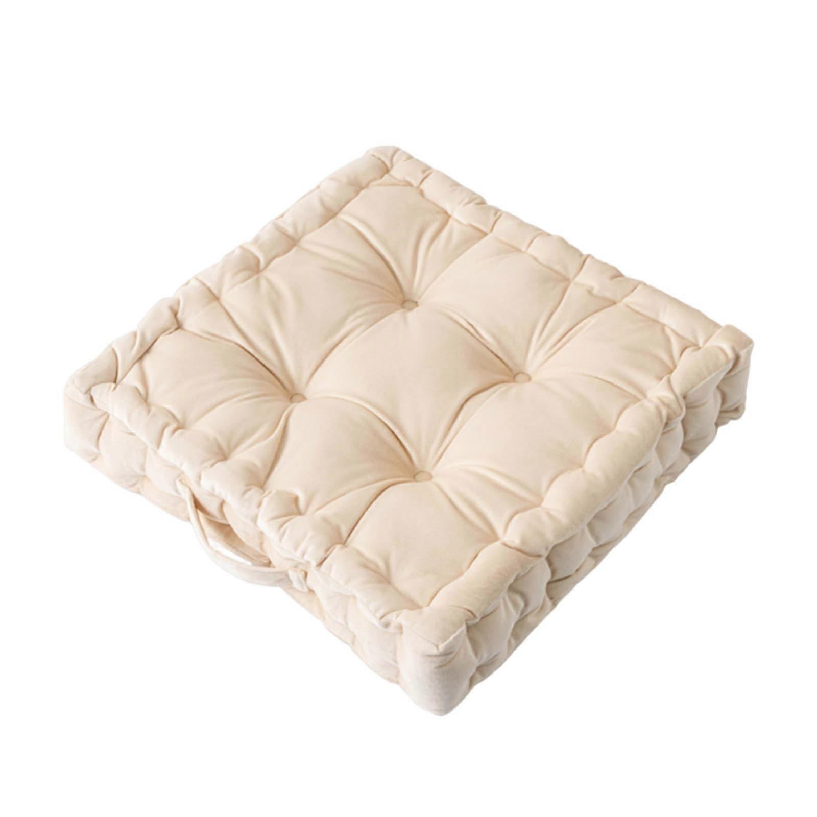 Thick Floor Cushion With Handles Floor Pillow Seat Sofa Tatami Mat