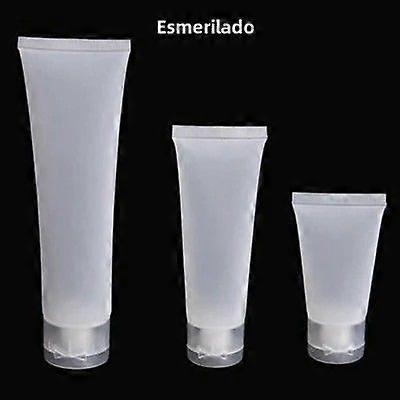 2Pcs Clear Soft Plastic Cosmetic Tubes 15ml 20ml 30ml 50ml 100ml Emulsion Lotion Containers Packaging