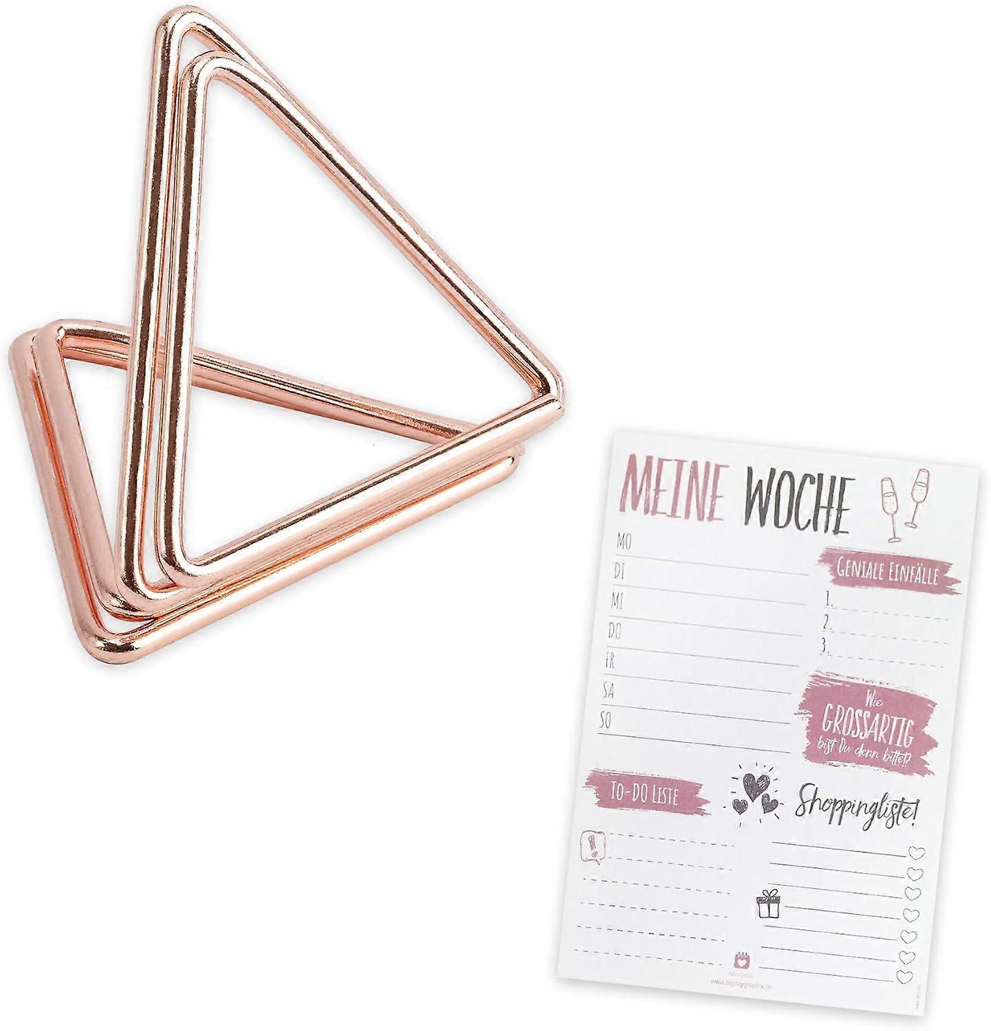 Place Card Holders, Metal Construction, Mini Size Triangle Shapes