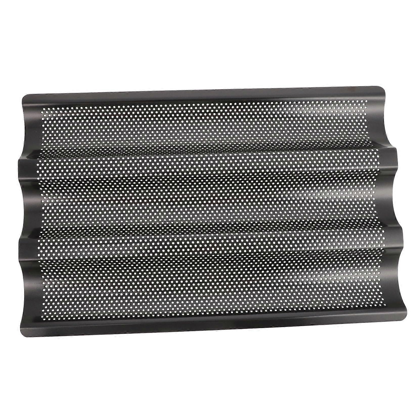 Three Groove Baguette Mold Machine Bakeware Cooling Racks Stainless Steel Tray for Oven Grill Pan Bread Baking Dish