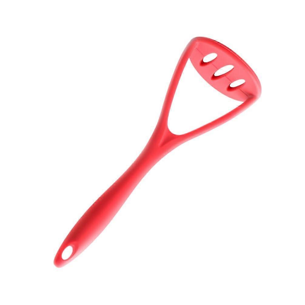 Silicone Potato Masher with Comfortable Grip for Mashing Potatoes Fruits and Vegetables in Nonstick Pans