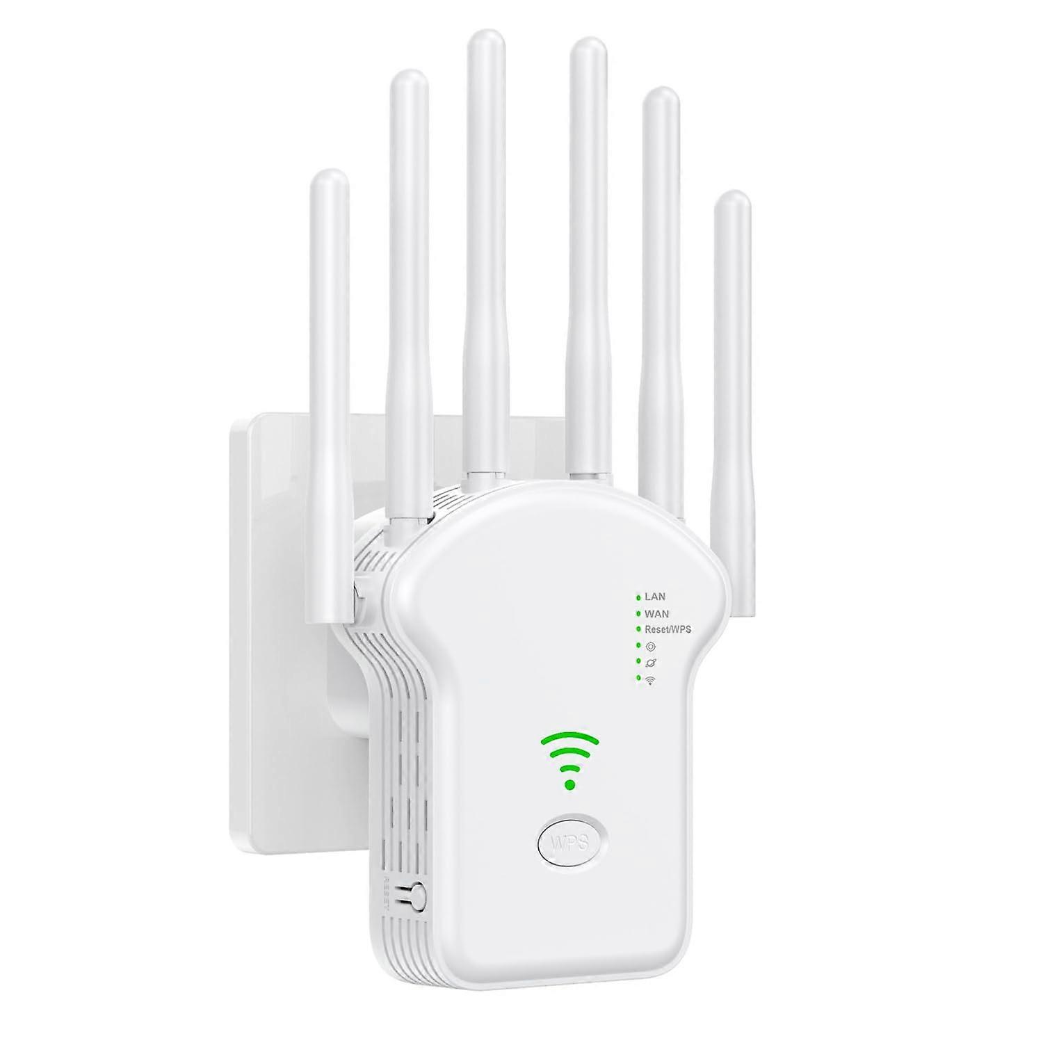 WiFi Extenders 2025 Model 300 Mbps Dual Band 5 GHz and 2.4 GHz 6 Antennas For Home