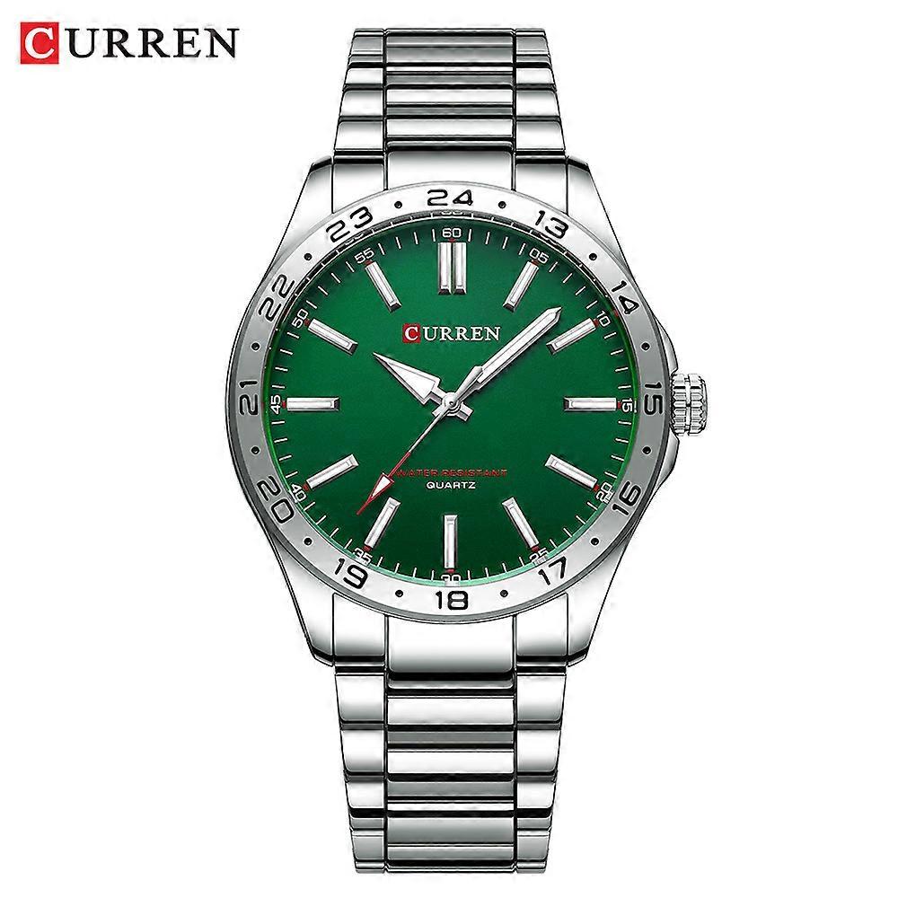 Curren Men's Waterproof Watch with Luminous Dial - Accurate Quartz Movement