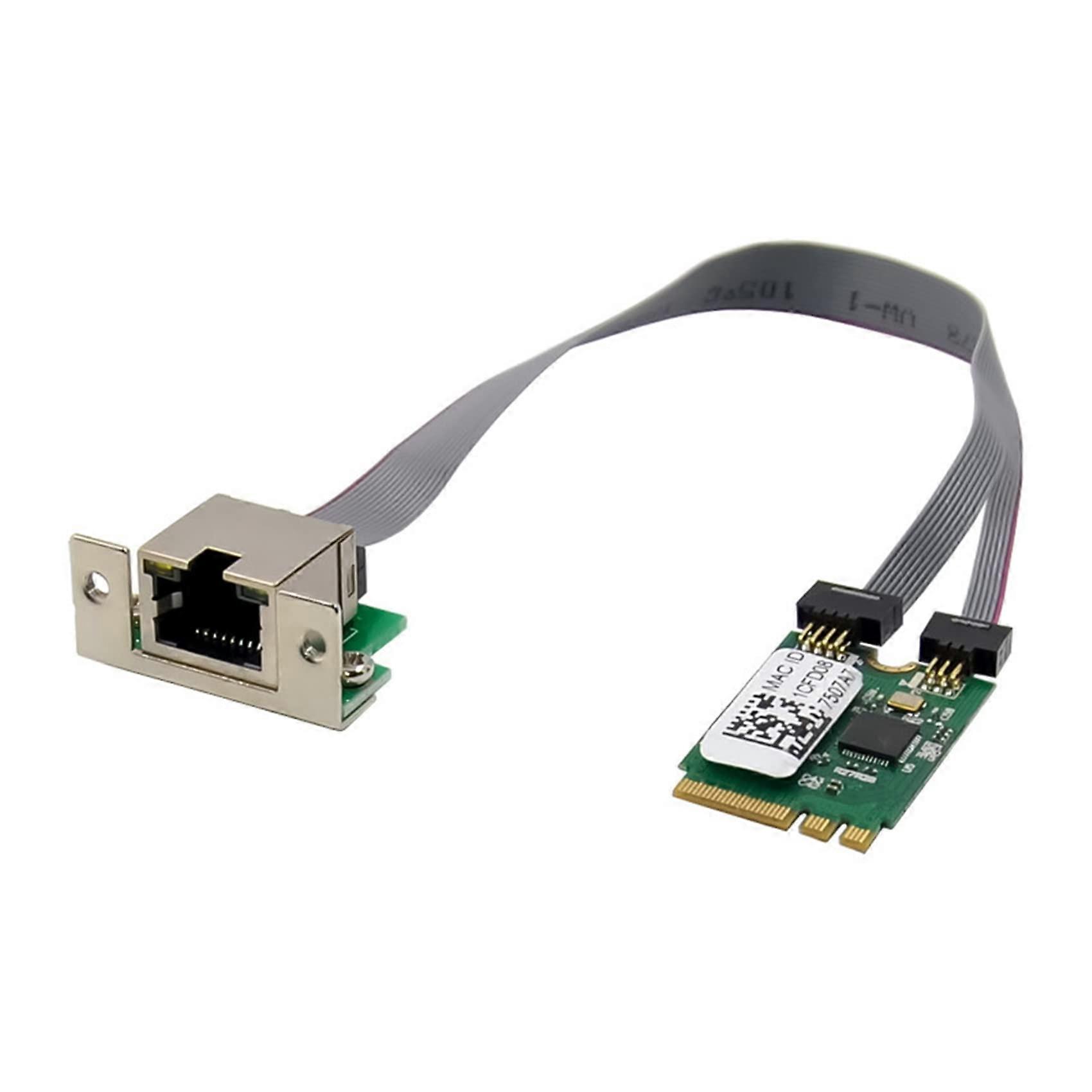 M.2 A+E Key 2.5G Ethernet LAN Card RTL8125B PCIe Network Adapter for Industrial Control Systems