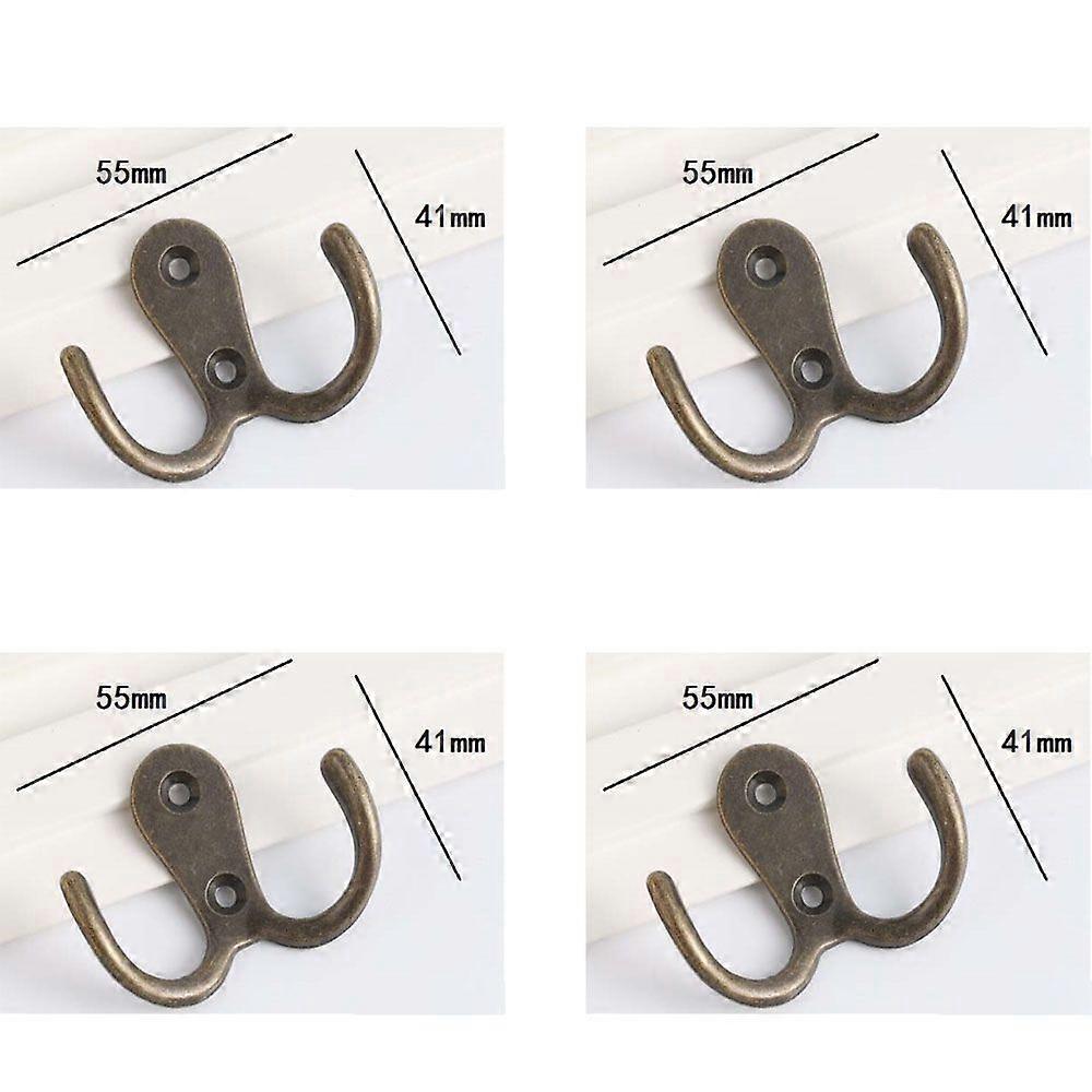 Four piece set antique bronze hook alloy hook clothes hook