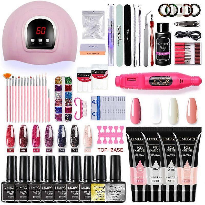 Nail Extensions Set Light Therapy Nail Polish Set