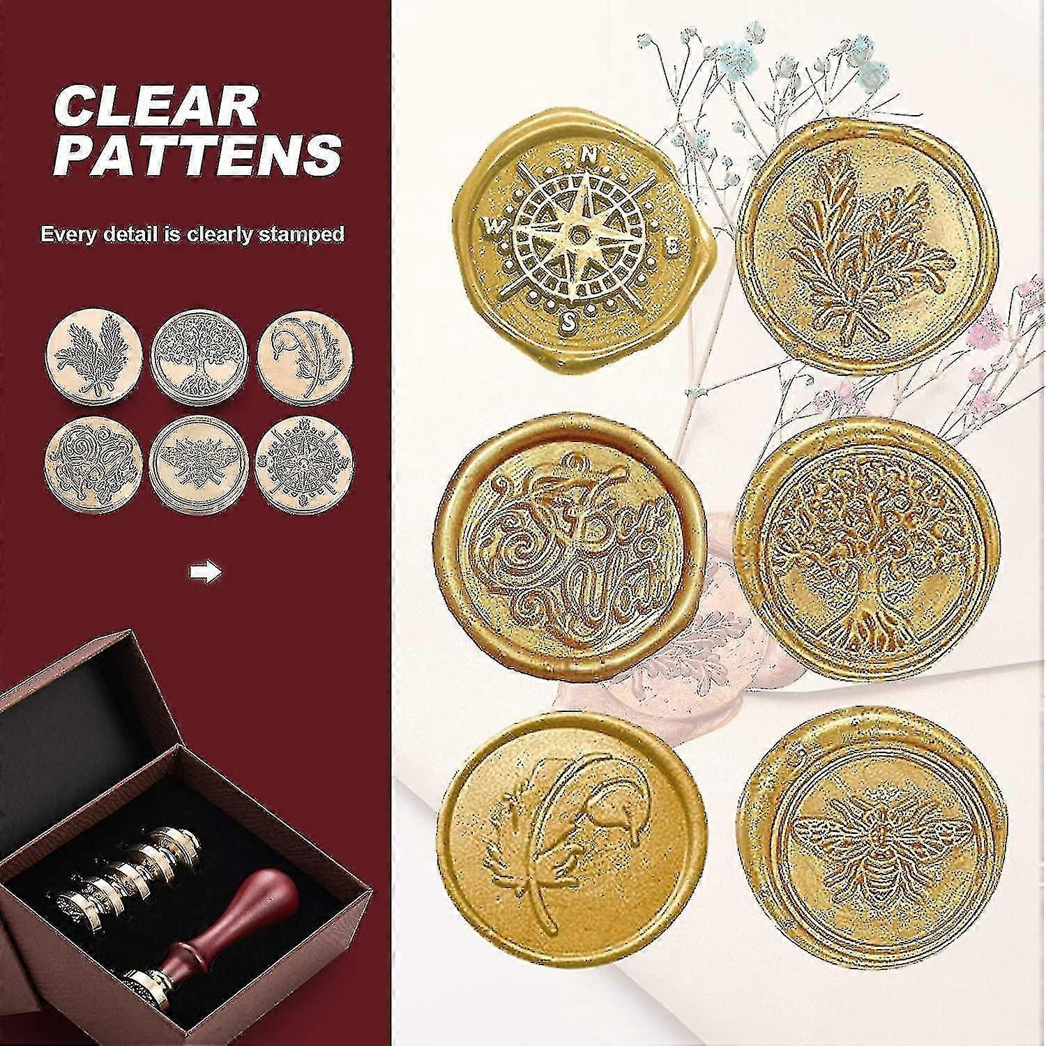 ワックスシールスタンプセットクラシックワックススタンプ結婚式の手紙の招待状封筒パッケージワ