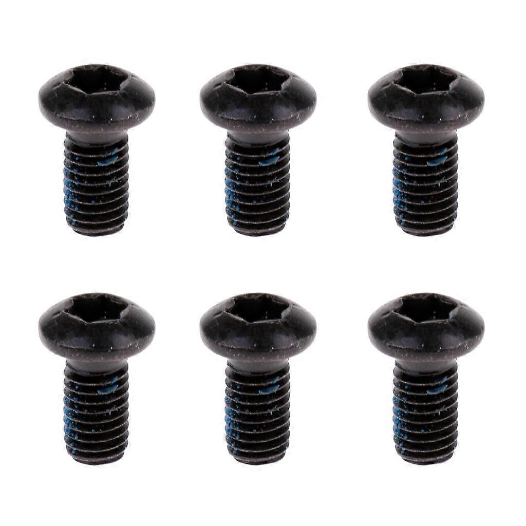 6 adet M5x12mm Çelik Bisiklet Disk Fren Rotor Cıvataları Bisiklet Disk Rotor Vidaları