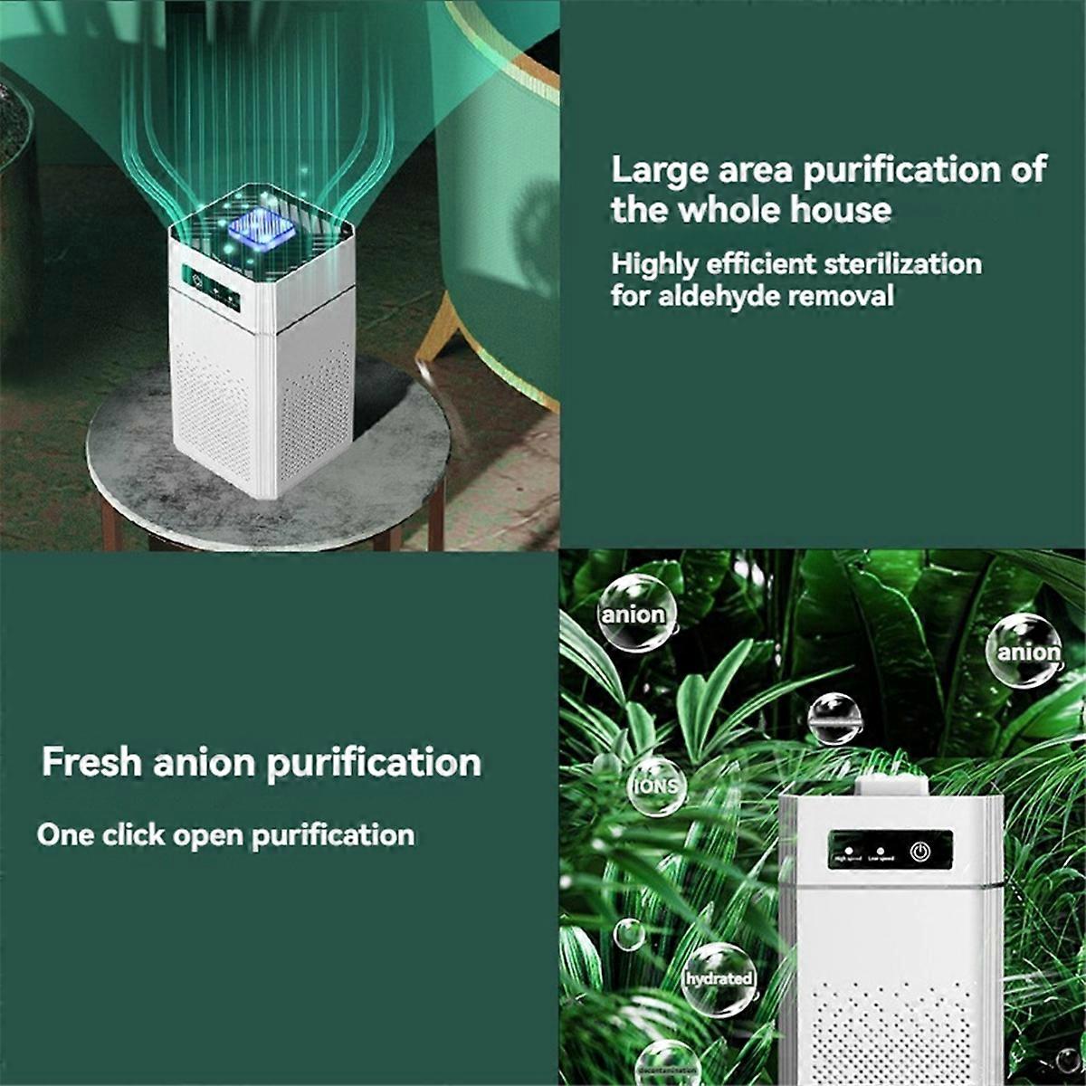 USB Portable Air Purifier with Replaceable Filter