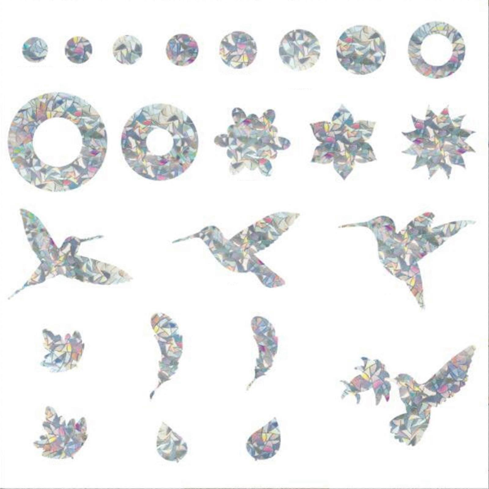 Multifunction Static Glass Adsorption Stickers Decoration Bird Collision Prevention Kid Present Accessory