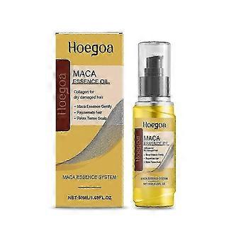 Hoegoa plant extract haarverzorgingsolie, zacht en glanzend, zacht voedende hoofdhuid en haar, plant extract haarverzorgingsolie