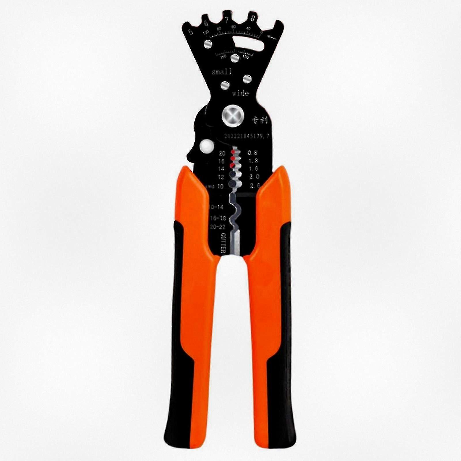 Professional Multifunctional Wire Stripping Tool with Crimping and Cable Cutting Features