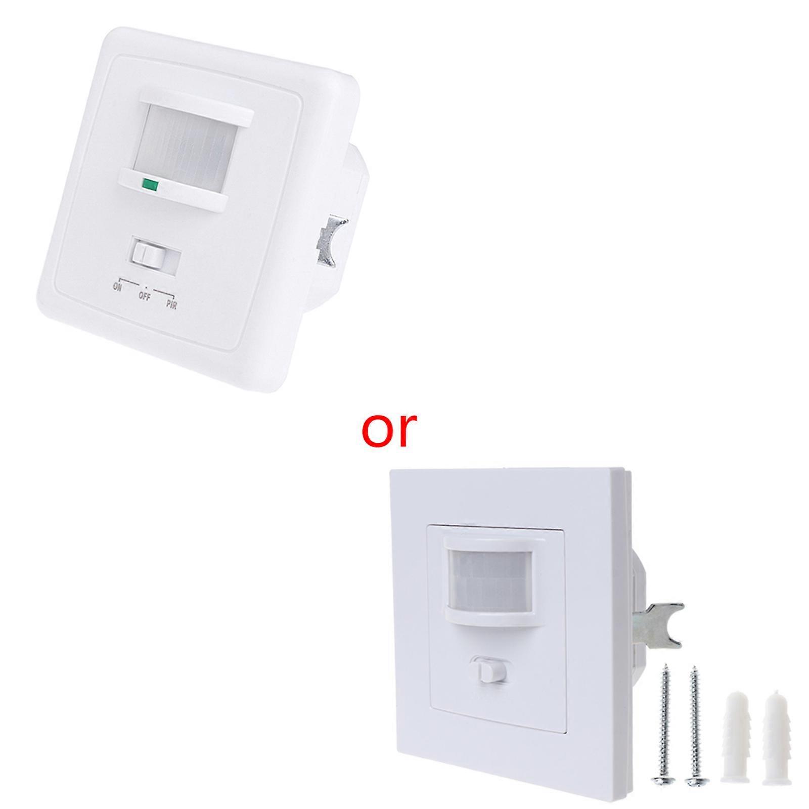 220-240V LED Light PIR Infrared Motion Sensor Switch LED Lights ​Automatic Switch Module Motion Activated Wall Switch Multicolor