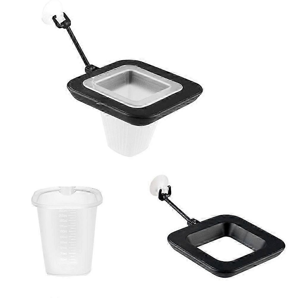 Aquarium Red Worm Feeder mit Saugnapf, Futtertrichter und Ring