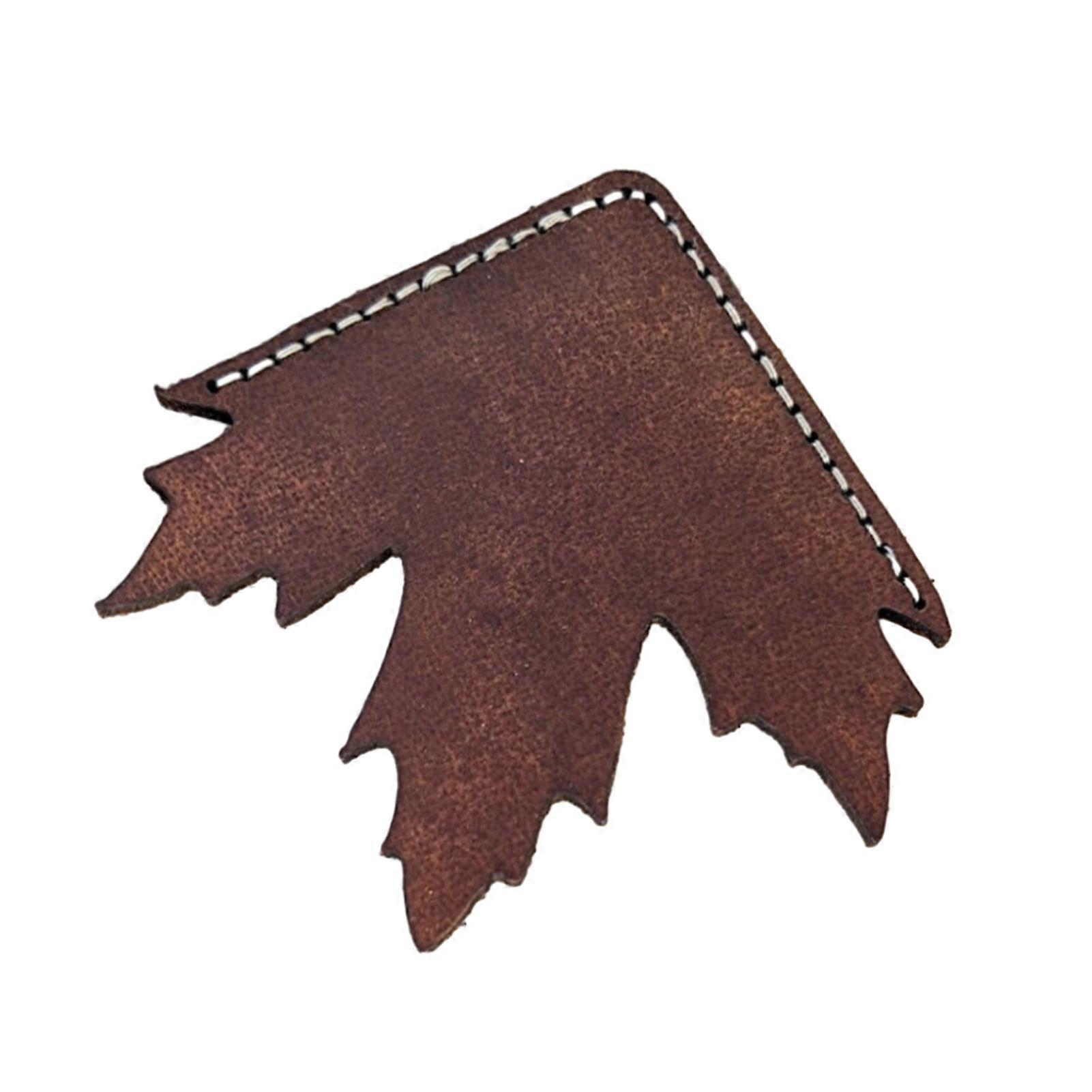 Maple Leaf Leather Bookmarks Handmade Book Reading Maple Leaf Gift