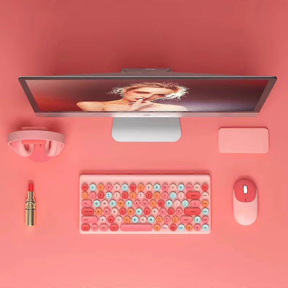 2.4G Wireless Gaming Keyboard and Mouse Combo Ergonomic Design for Desktop PC