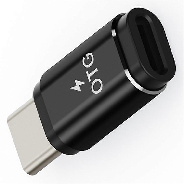 Female iP to Male Type-C Adapter Charging / Microphone Converter for Type-C Phones / Tablets