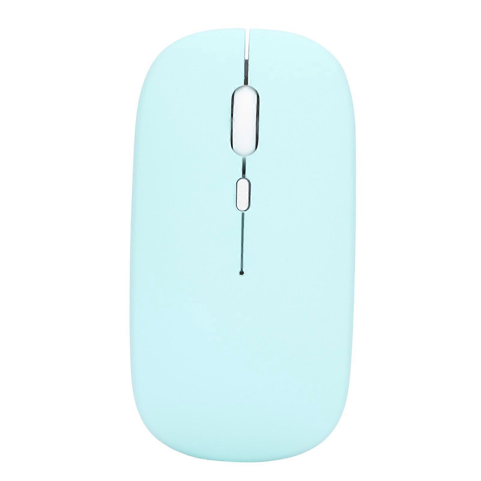 Silent Wireless Mouse, Office Accessory, Gaming, Portable, Ultra-Thin (Green)