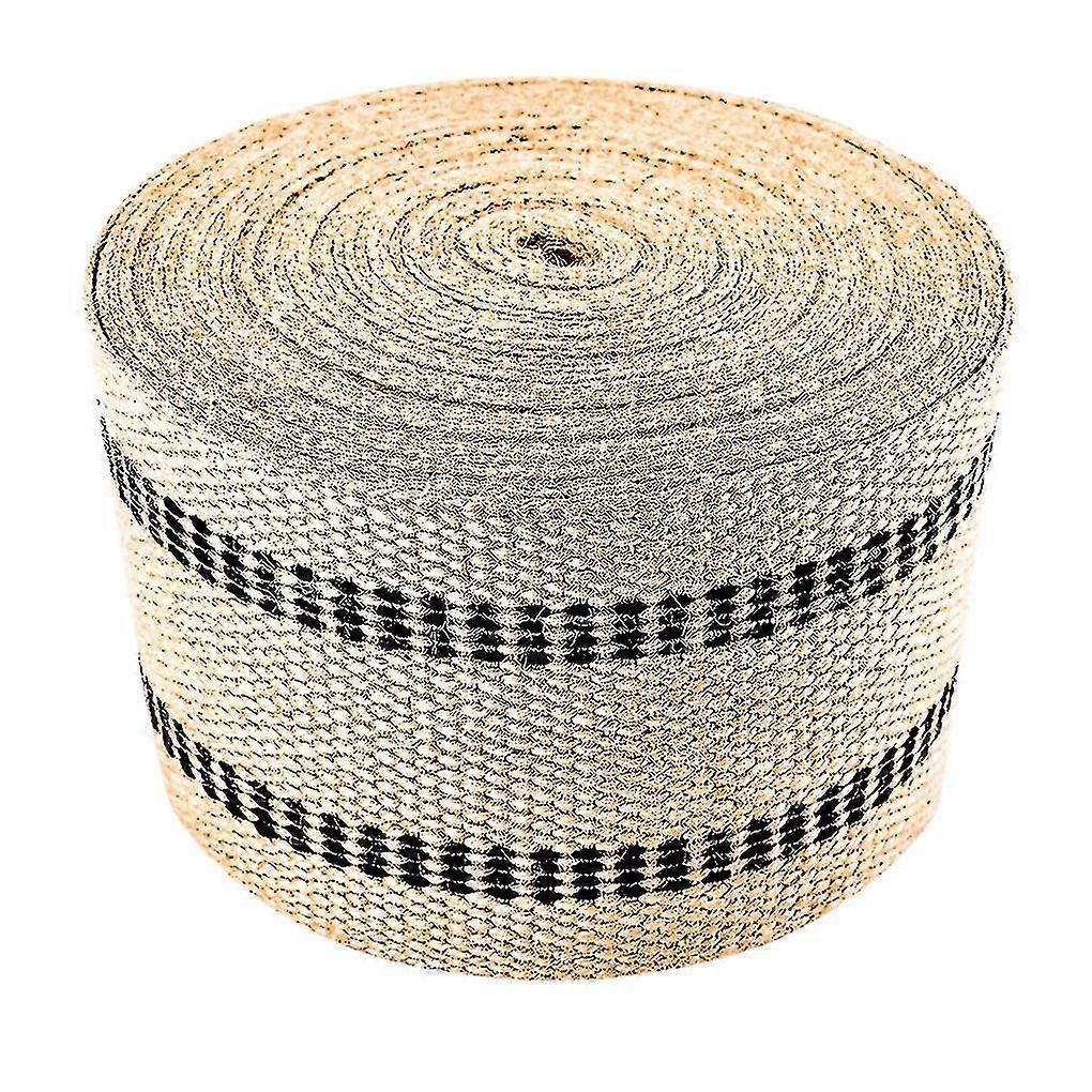 Jute Upholstery Webbing for DIY Furniture Decoration and Craft Projects Using Natural Burlap Material