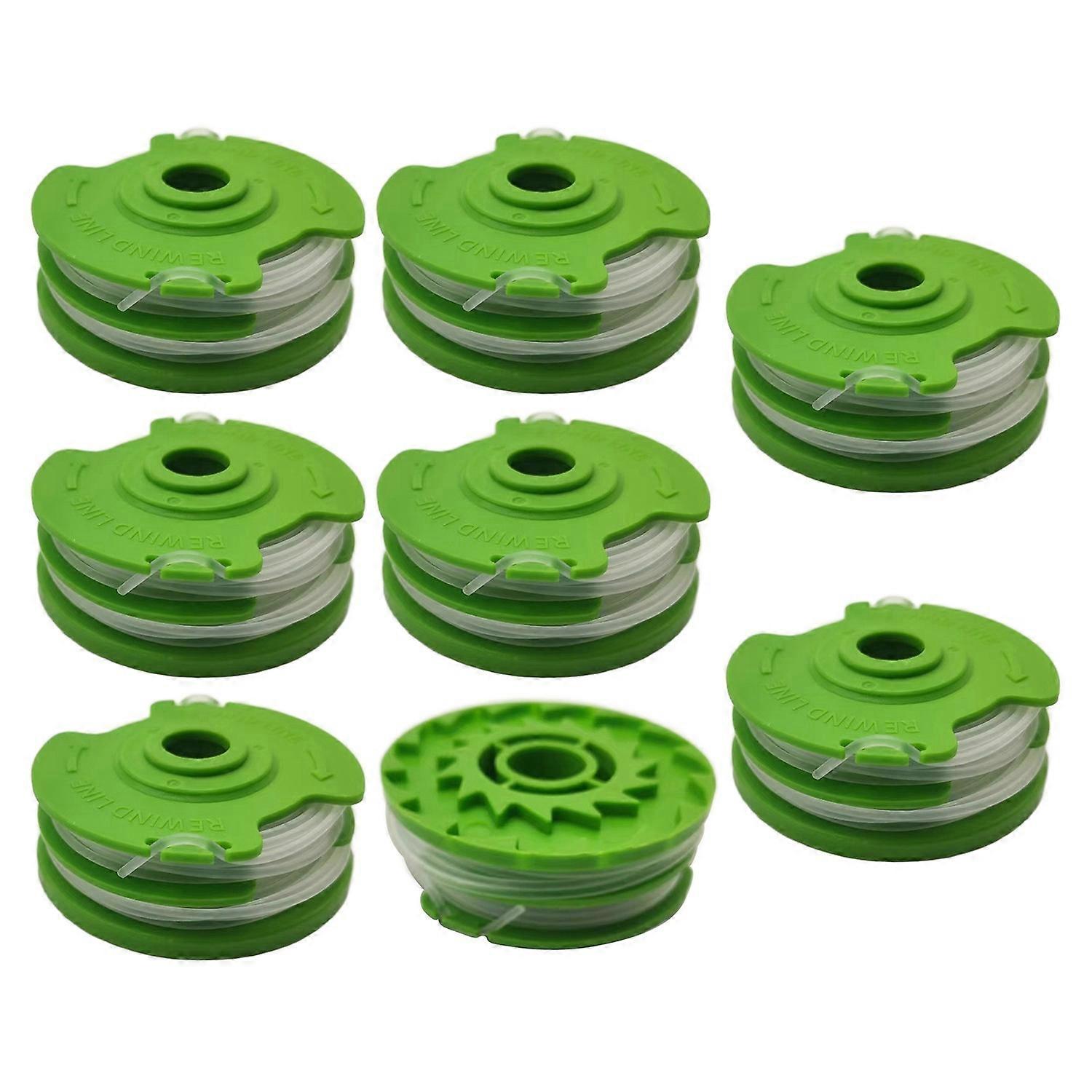 RS90111 8Pcs Replacement Spool for Earthwise ST00011 ST00013 ST00015 ST00113 ST00115 Mower Accessory