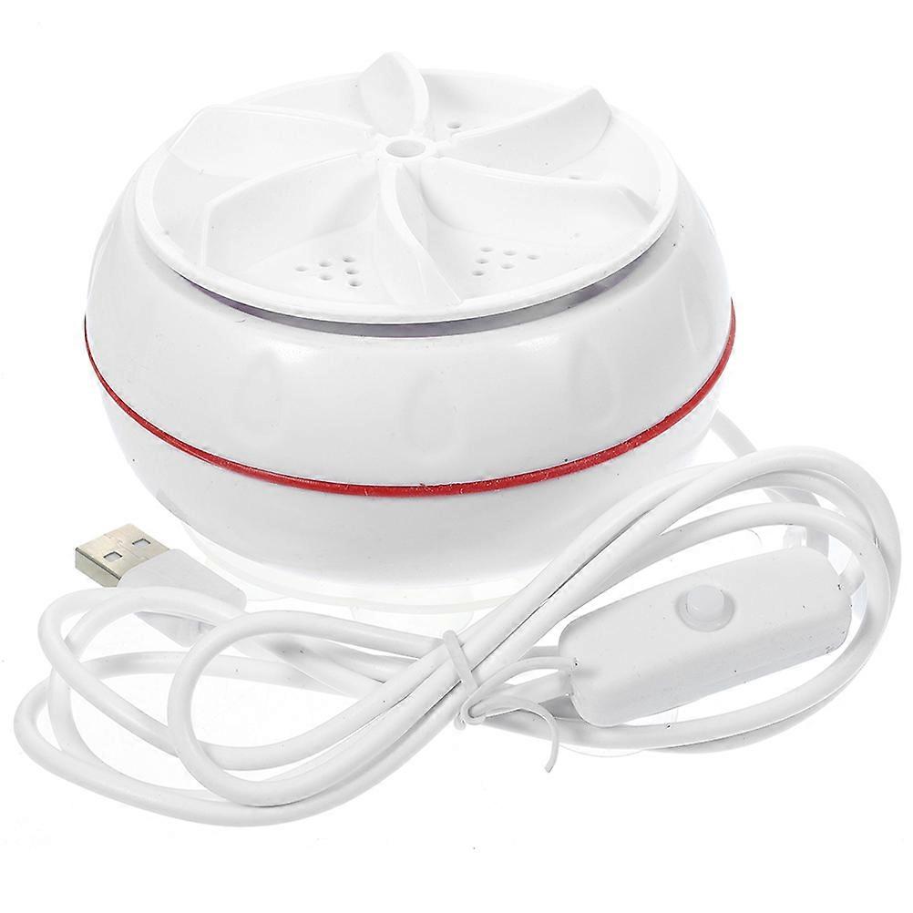 Portable Mini Washing Machine – Compact Turbo Washer for Travel with USB Charging, Lightweight ABS Design