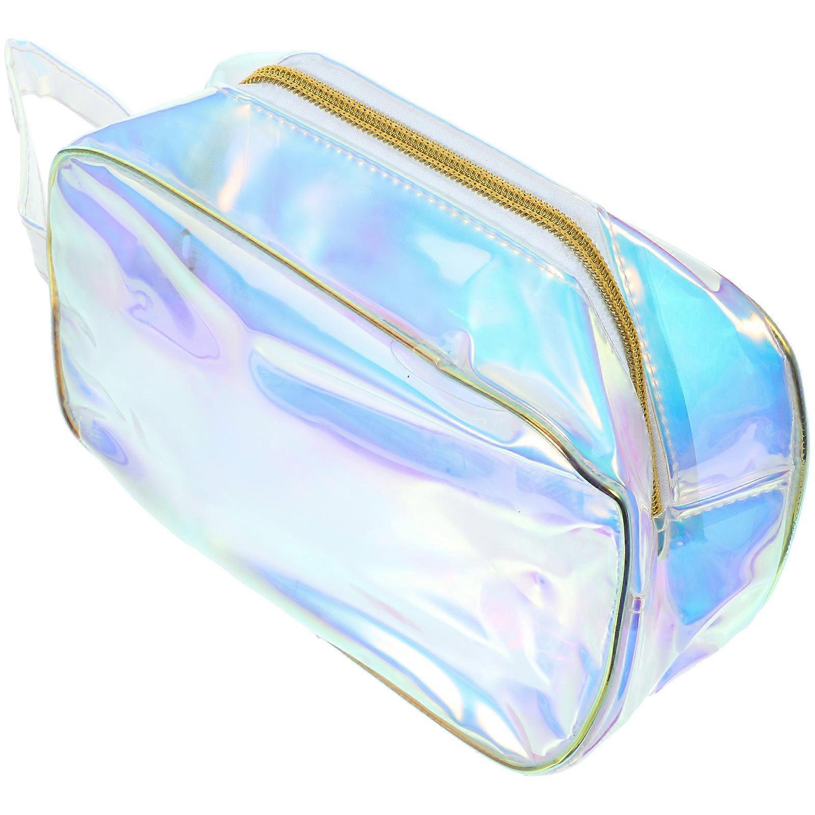 Durable TPU Makeup Bag for Travel & Home Portable Toiletry Storage for Cosmetics, Lipstick, and Essentials