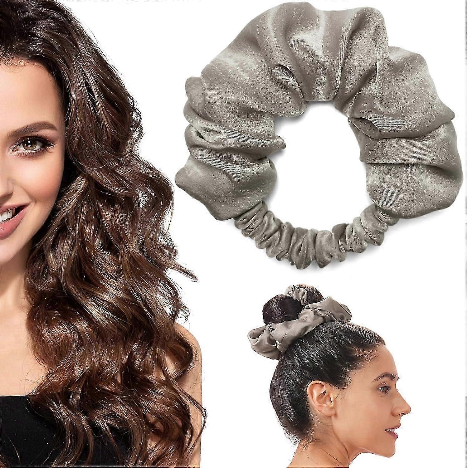 Heatless Curling Headband, No Heat Hair Curlers, Lazy Heatless Curls Headband Soft Hair Curlers Wave DIY Hair Rollers Styling Tool A