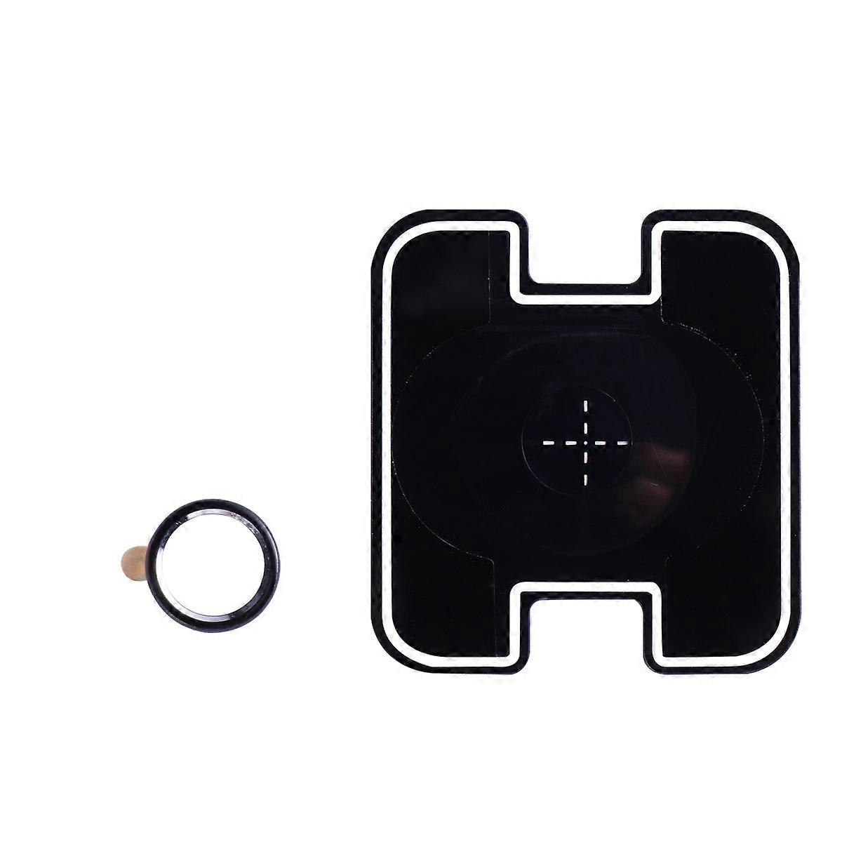 Lens Protector Metal Camera Lens Protector Ring -Fall Lens Everyday Use Black 2Pcs