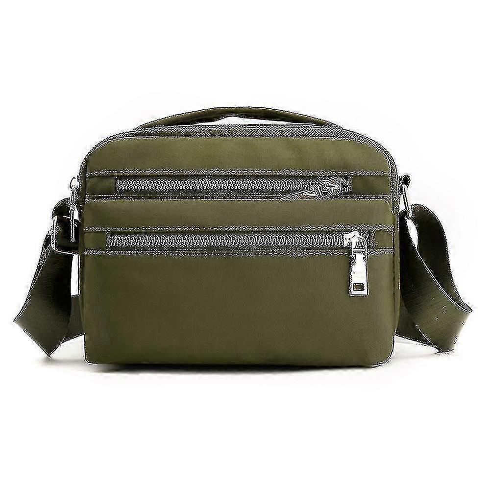 حقيبة يد متعددة الوظائف متعددة المقصورات حقيبة كروسبودي مع سستة المياه دليل على الكتف محفظة السفر حقيبة يومية للنساء