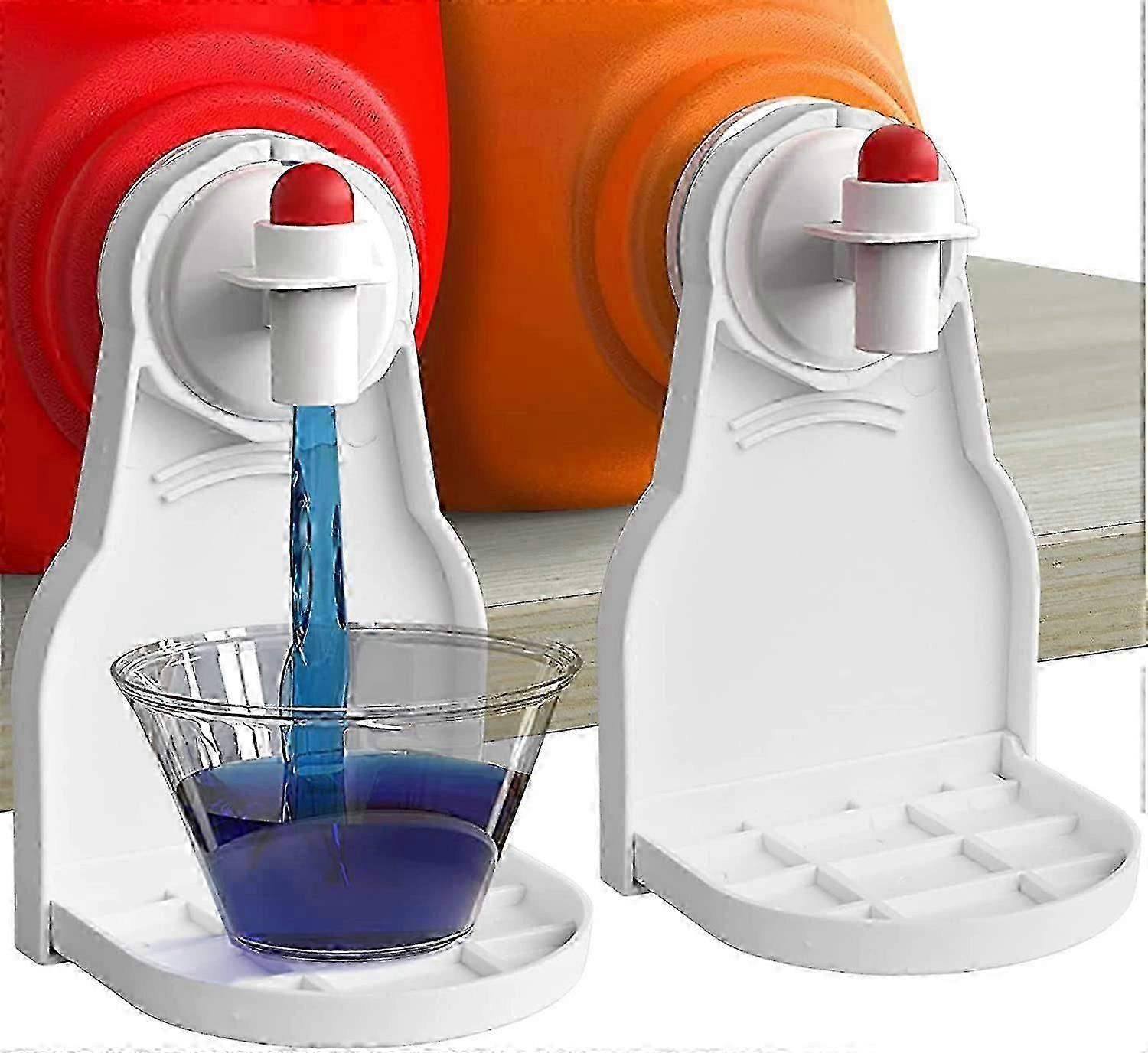2 Pack Laundry Detergent Cup Holder, Laundry Detergent Drip Catcher, Fabric Softener Cup Holder