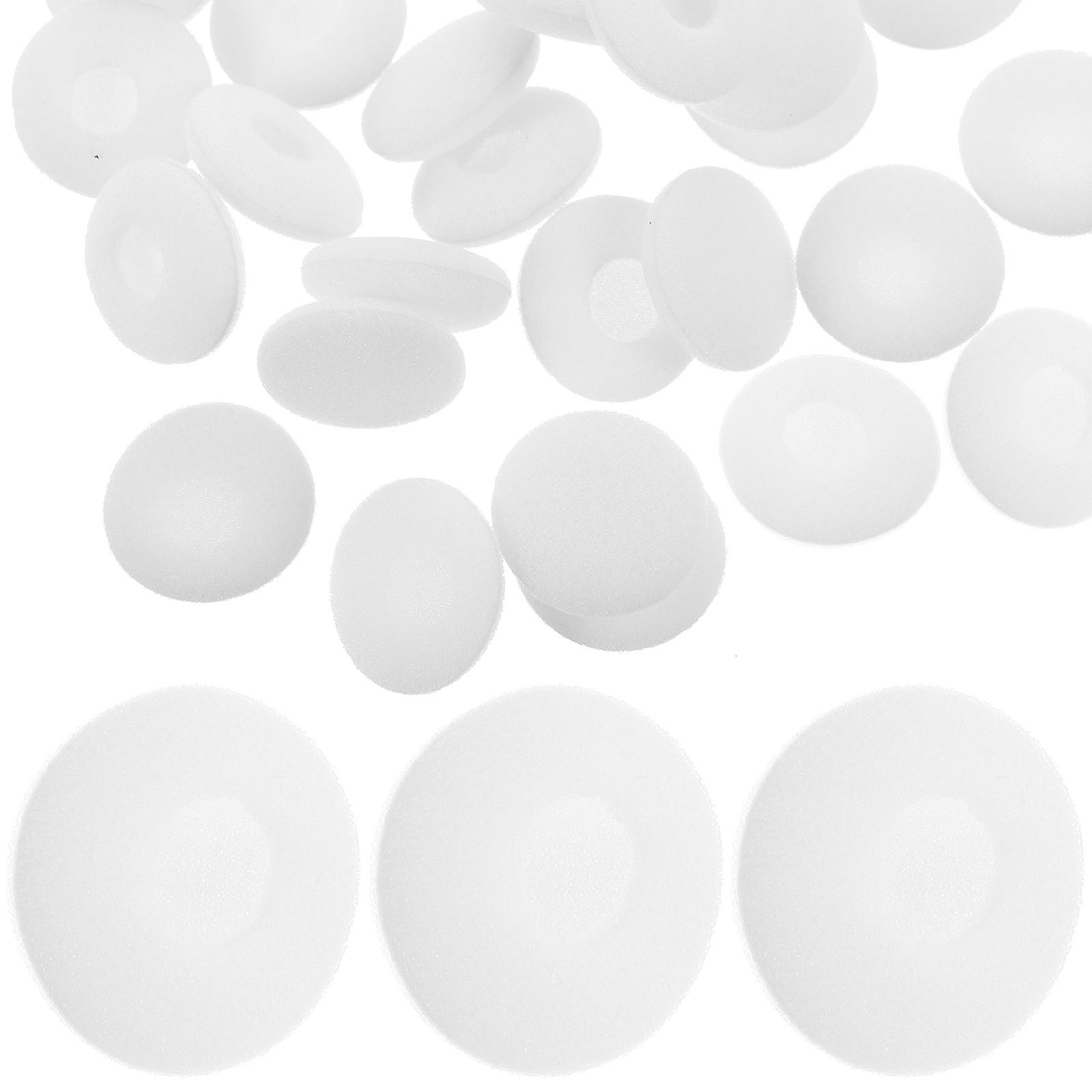 Ear Buds Replacement Tip Soundproofing Earphone Pads Classic Round 50Pcs