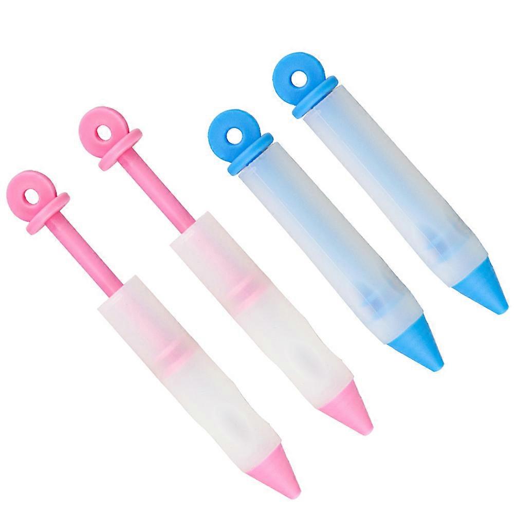 Cake Decorating Pen Silicone Multifunctional Baking Tools Home Bakers 4Pcs