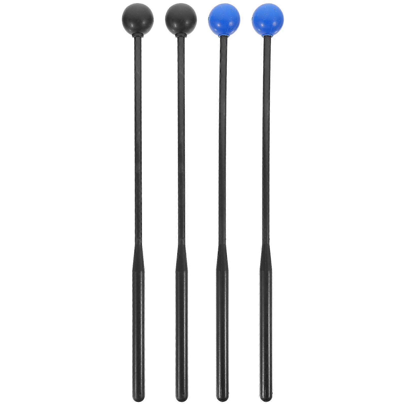 Drumsticks Mallets For Kids Percussion Sound Production Simple Structure Plastic Material 4Pcs