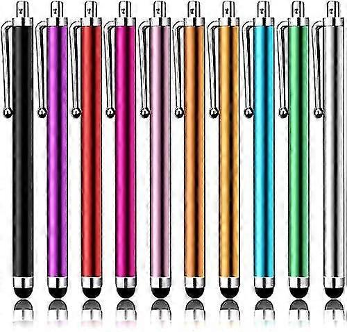 10 Stylus Universal Touch Screen Capacitive Stylus Compatible With Ipad,iphone (color Random)