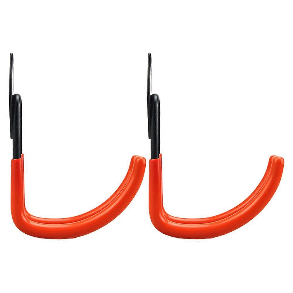 سنانير المرافق الثقيلة تخزين هوك جدار جبل منظم للمرآب البرتقالي كبير جولة 2 قطعة