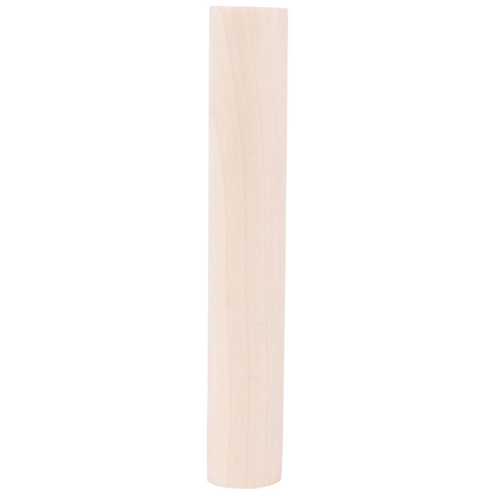 Asian Dumpling Rolling Pin Nature Lotus Wood For Cooking Baking Home Cooks 16CM Round Edges Hand Polished Craft 1Pcs