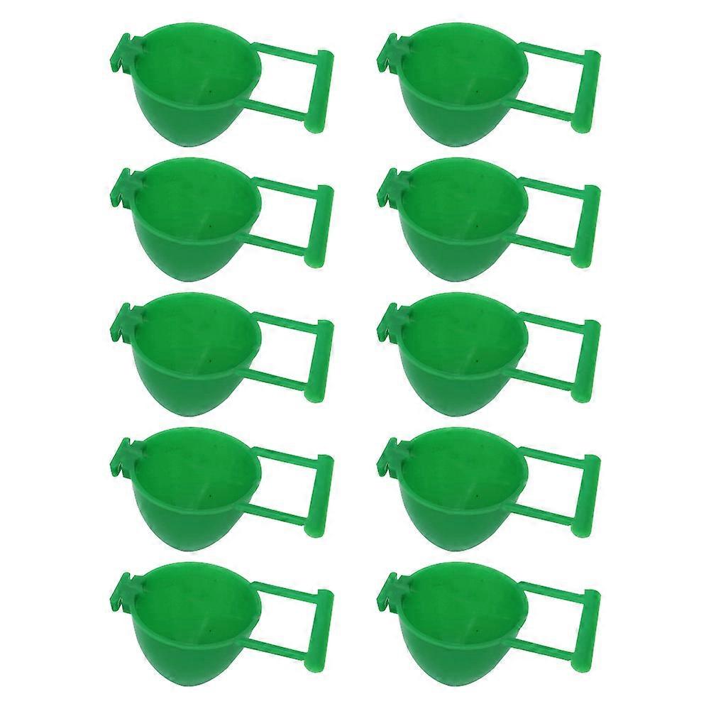 Bird Food Holder Feeding Watering Simple Structure 7X4cm 10Pack