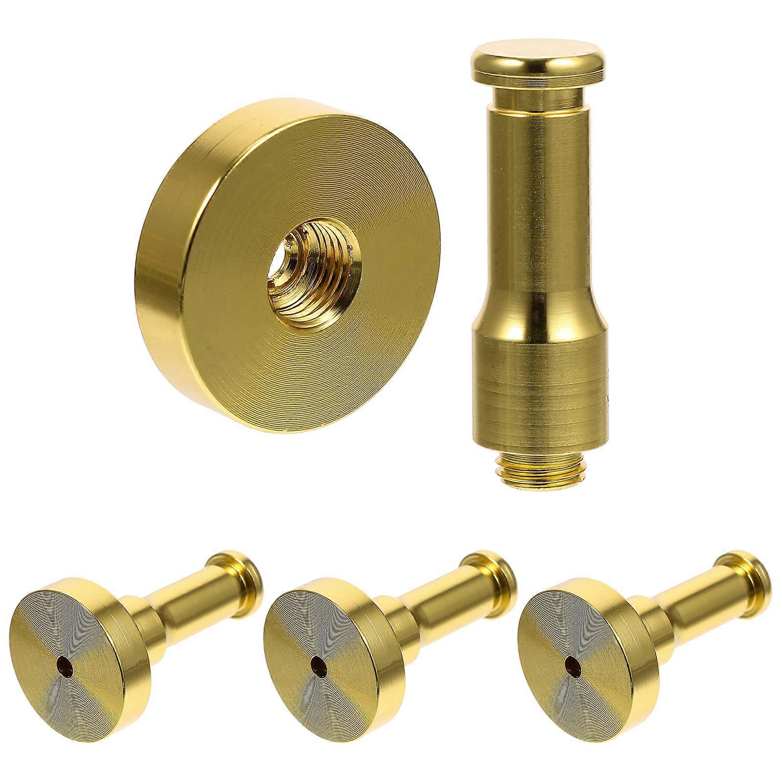 Coat Rack Daily Use Modern Hooks Golden 5.1X3.1CM 4 Sets