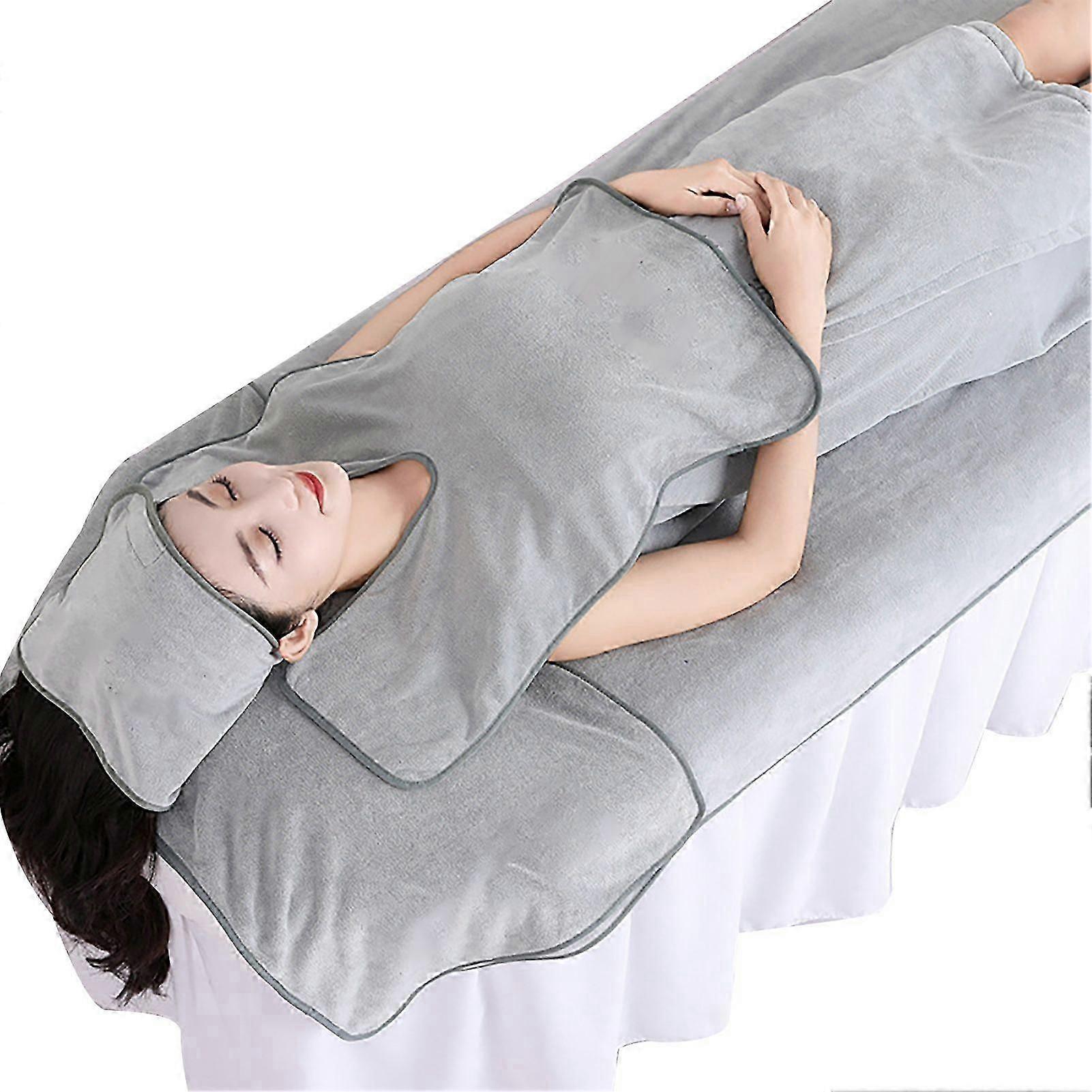 2025 Ultimo modello 4 pezzi / set Set di asciugamani spa Morbido assorbente a forma di U Collo che protegge