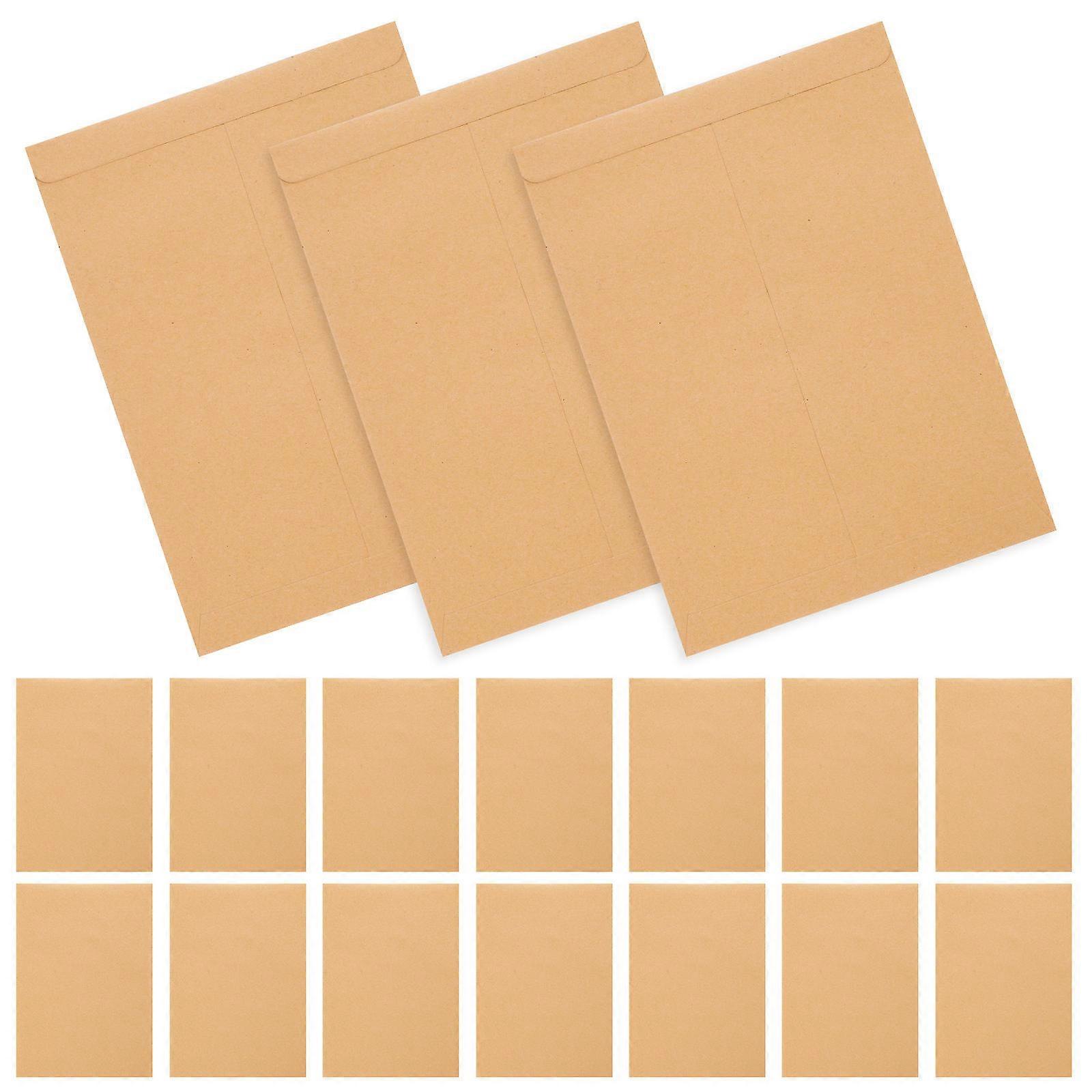 Message Cards Envelopes 50Pcs Light Yellow Paper with Storage for Daily Use