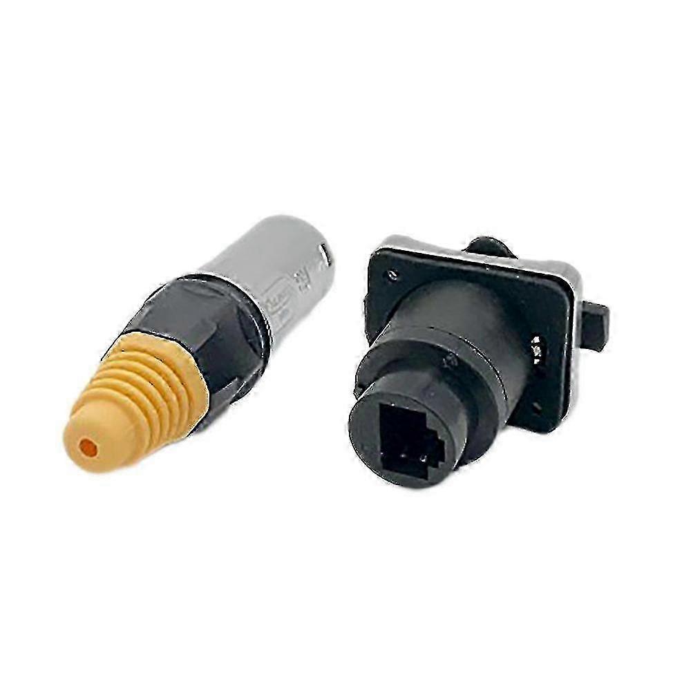 Industrial Circular Connector Plug with RJ45 Ethernet, Panel Mount Socket for Outdoor Use