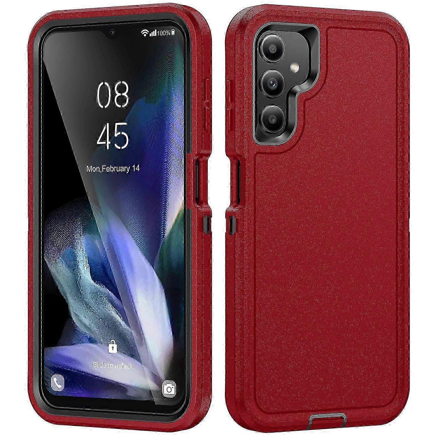 Rugged Protective Case for Certain Brand Galaxy A15 A14 A13 A04S A54 A53 5G 4G with Full Cover Shockproof 3 in 1