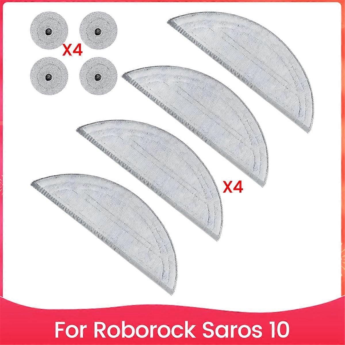 Mop Pads Replacement for Saros 10 Robot Vacuum Cleaner