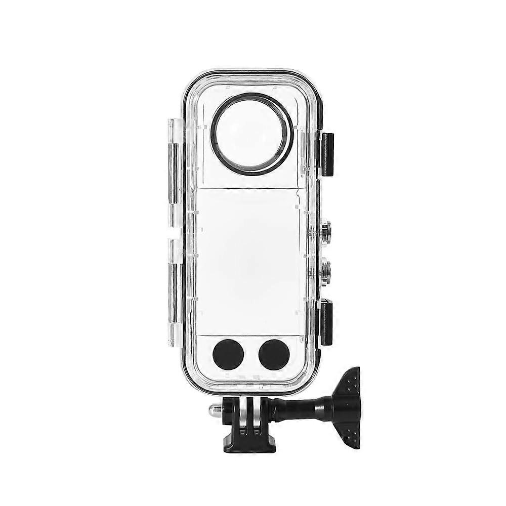 Invisible Diving Housing for Insta360 X4 Casing, 60 m Underwater Depth Protective Housing 360° Full Diving Bowl Accessories (Glasses)