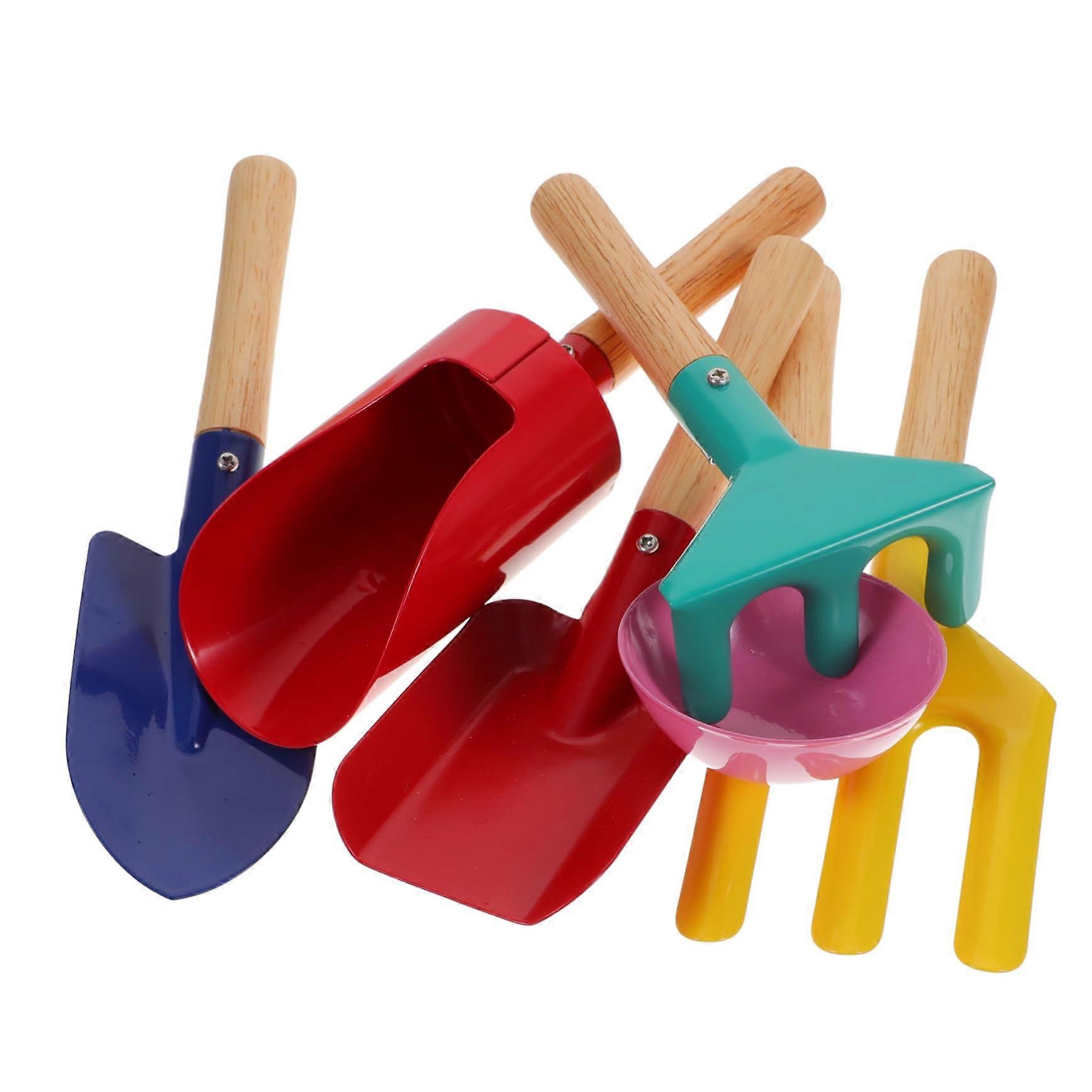1Set Gardening Tools Partial Mini Garden Tool Set Colorful Colors for Plant Digging Fun Garden Tools for Boys